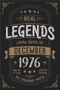 Real Legends were born n Dezember 1976