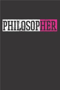 Philosophy Teacher Professor Philosopher Notebook Journal
