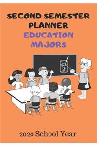 Education Major Second Semester Planner