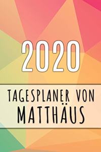2020 Tagesplaner von Matthäus