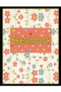 Floral Sketchbook for Kids