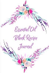 Essential Oil Blank Recipe Journal