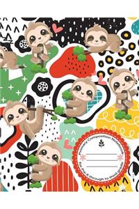 Primary Composition Notebook for Pre-K through to third grade