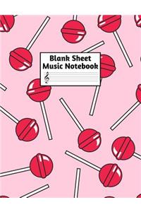 Blank Sheet Music Notebook
