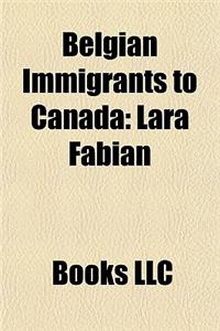 Belgian Immigrants to Canada