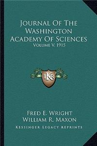 Journal of the Washington Academy of Sciences