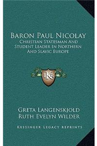 Baron Paul Nicolay