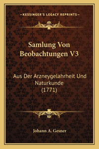 Samlung Von Beobachtungen V3
