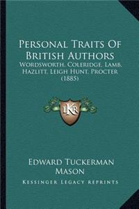 Personal Traits Of British Authors