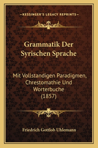 Grammatik Der Syrischen Sprache