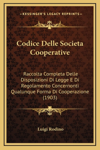 Codice Delle Societa Cooperative