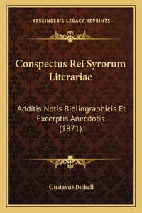 Conspectus Rei Syrorum Literariae