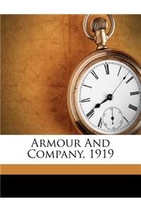 Armour and Company, 1919