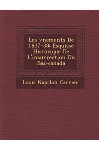 Les V Nements de 1837-38