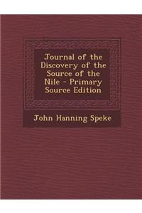 Journal of the Discovery of the Source of the Nile