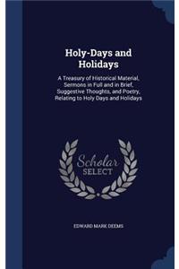 Holy-Days and Holidays