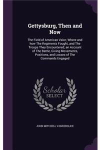 Gettysburg, Then and Now: The Field of American Valor; Where and how The Regiments Fought, and The Troops They Encountered; an Account of The Battle, Giving Movements, Positi