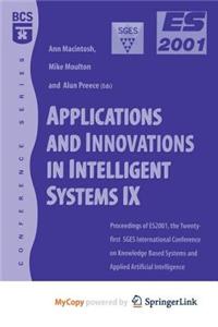 Applications and Innovations in Intelligent Systems IX