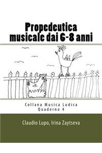 Propedeutica musicale dai 6-8 anni