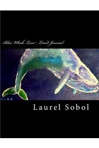 Blue Whale Love Lined Journal