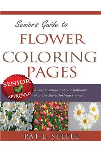 Seniors Guide to Flower Coloring Pages