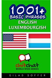 1001+ Basic Phrases English - Luxembourgish