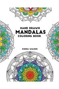 Hand drawn mandalas coloring book