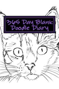 365 Day Blank Doodle Diary: Blank Unlined Journal