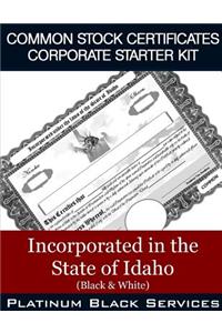 Common Stock Certificates Corporate Starter Kit