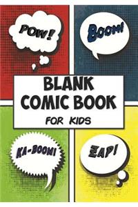 Blank Comic Book for Kids