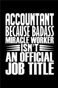Accountant Because Badass Miracle Worker Isn't An Official Job Title
