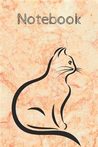 marble cat notebook