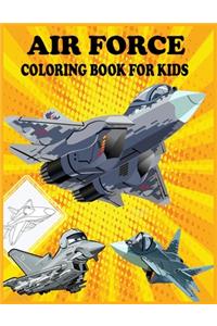 Airforce Coloring Book for Kids