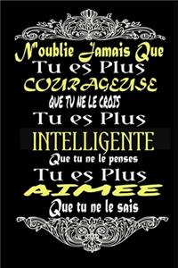 N'oublie Jamais Que Tu Es Plus Courageuse