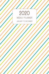 2020 Weekly Planner January to December