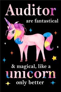 Auditor are fantastical & magical, like a unicorn only better, employee appreciation notebook