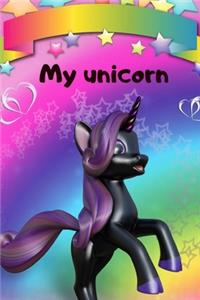 my unicorn journal notebook