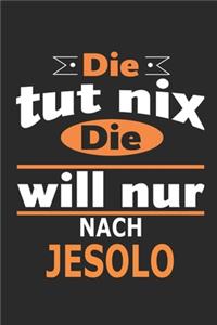 Die tut nix Die will nur nach Jesolo