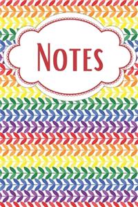 Rainbow Vines Boho Notebook