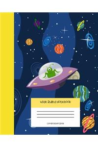 Wide Ruled Notebook Composition Book