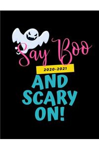 Say Boo And Scary On
