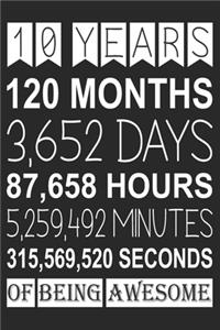 10 Years Of Being Awesome