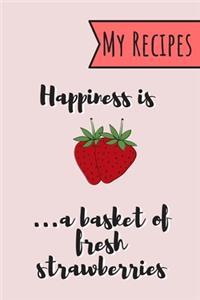 Happiness Is A Basket Of Fresh Strawberries