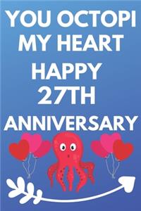 You Octopi My Heart Happy 27th Anniversary