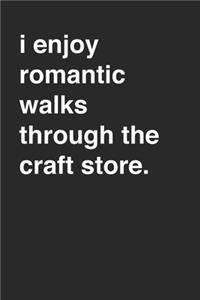Craft Store 120 Page Notebook Lined Journal for Crafters