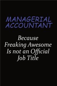 Managerial Accountant Because Freaking Awesome Is Not An Official Job Title