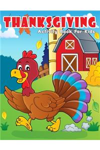 Thanksgiving Activity Book For Kids