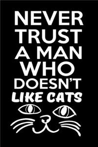 Never Trust A Man Who Doesn't Like Cats