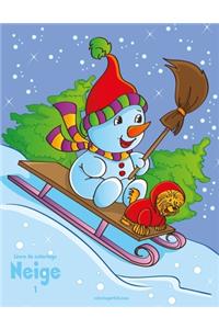 Livre de coloriage Neige 1