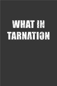 What In Tarnation Notebook